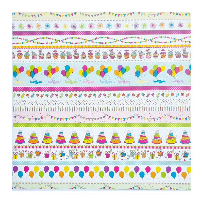 Lass uns feiern Scrapbookpapier bunt Lass uns feiern Scrapbookpapier bunt