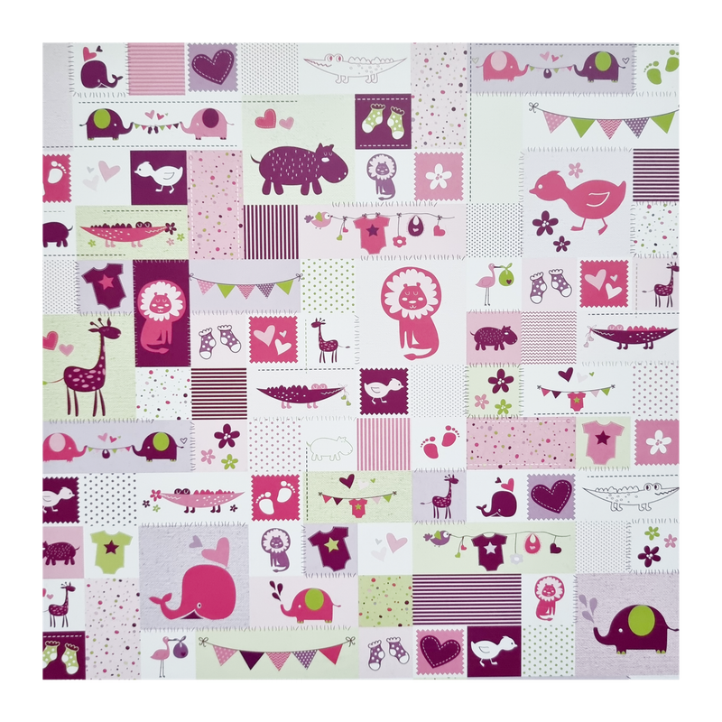 Hallo Girl - Scrapbook Papier Hallo Girl - Scrapbook Papier