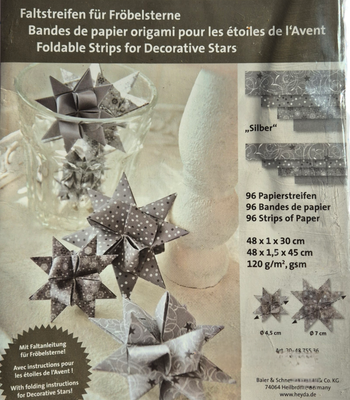 Fröbelstreifen  Set silber