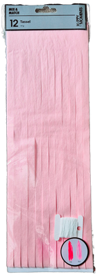 Seidenpapier Quasten rosa/beere