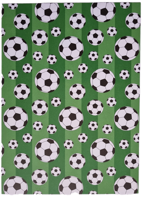 Fußball Motivpapier DinA4