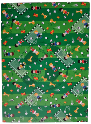 Fußball Motivpapier DinA4