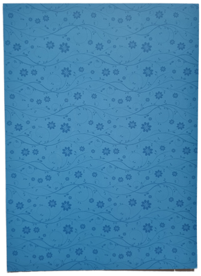 Designpapier Frühling blau DinA4