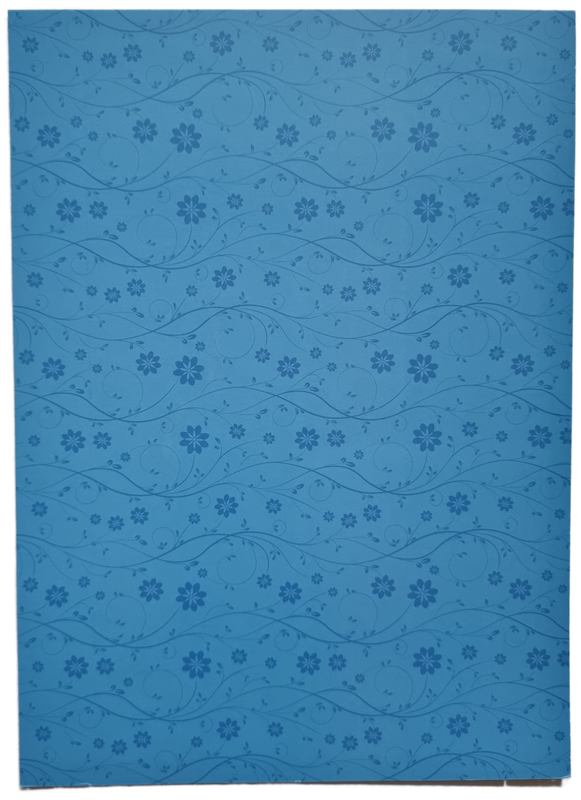 Designpapier Frühling blau DinA4 Designpapier Frühling blau DinA4