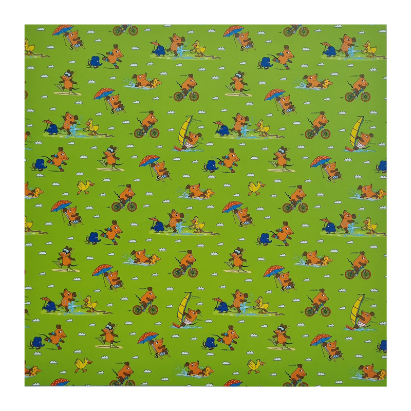 Die Maus - macht Ferien Scrapbook Papier Die Maus - macht Ferien Scrapbook Papier