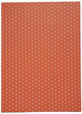 Motivpapier Geometic Din A4 Orange mit weiß Motivpapier Geometic Din A4 Orange mit weiß