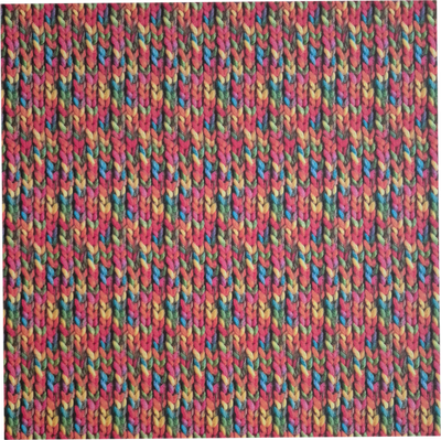 Buntes Strickmuster Scrapbook Papier