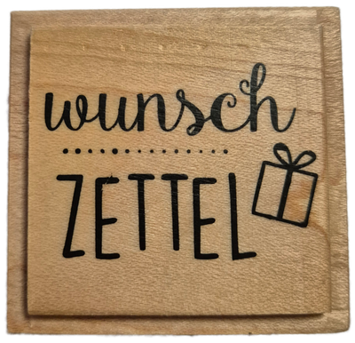 wunschzettel - Stempel wunschzettel - Stempel