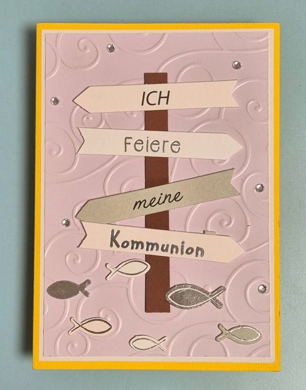 Papier  Stanzteile  - Ich feiere meine Kommunion -