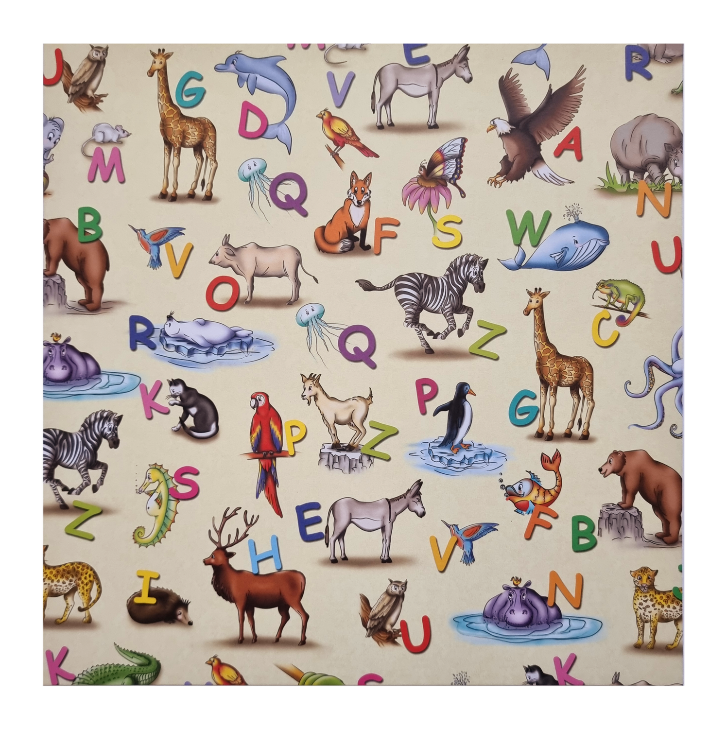 Scrapbook Papier Tier ABC