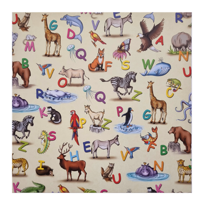 Scrapbook Papier Tier ABC