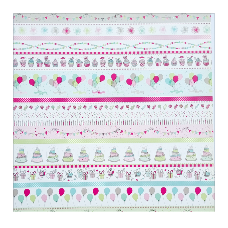 Lass uns feiern Scrapbook Papier pastell