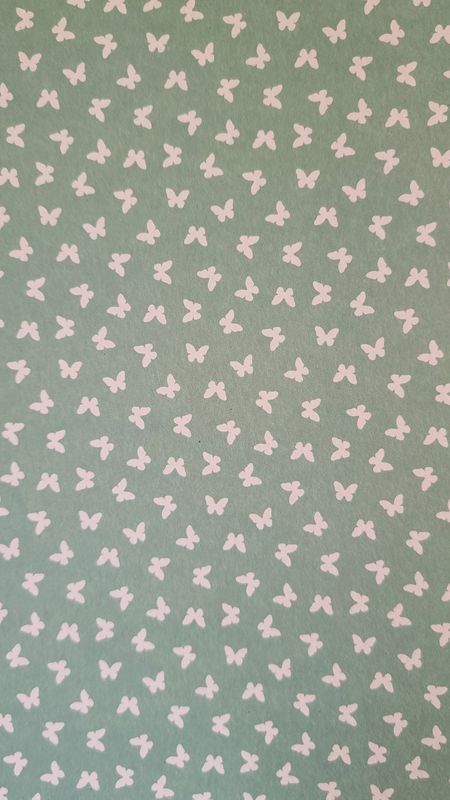 Schmetterlinge in Mint Designpapier DinA4