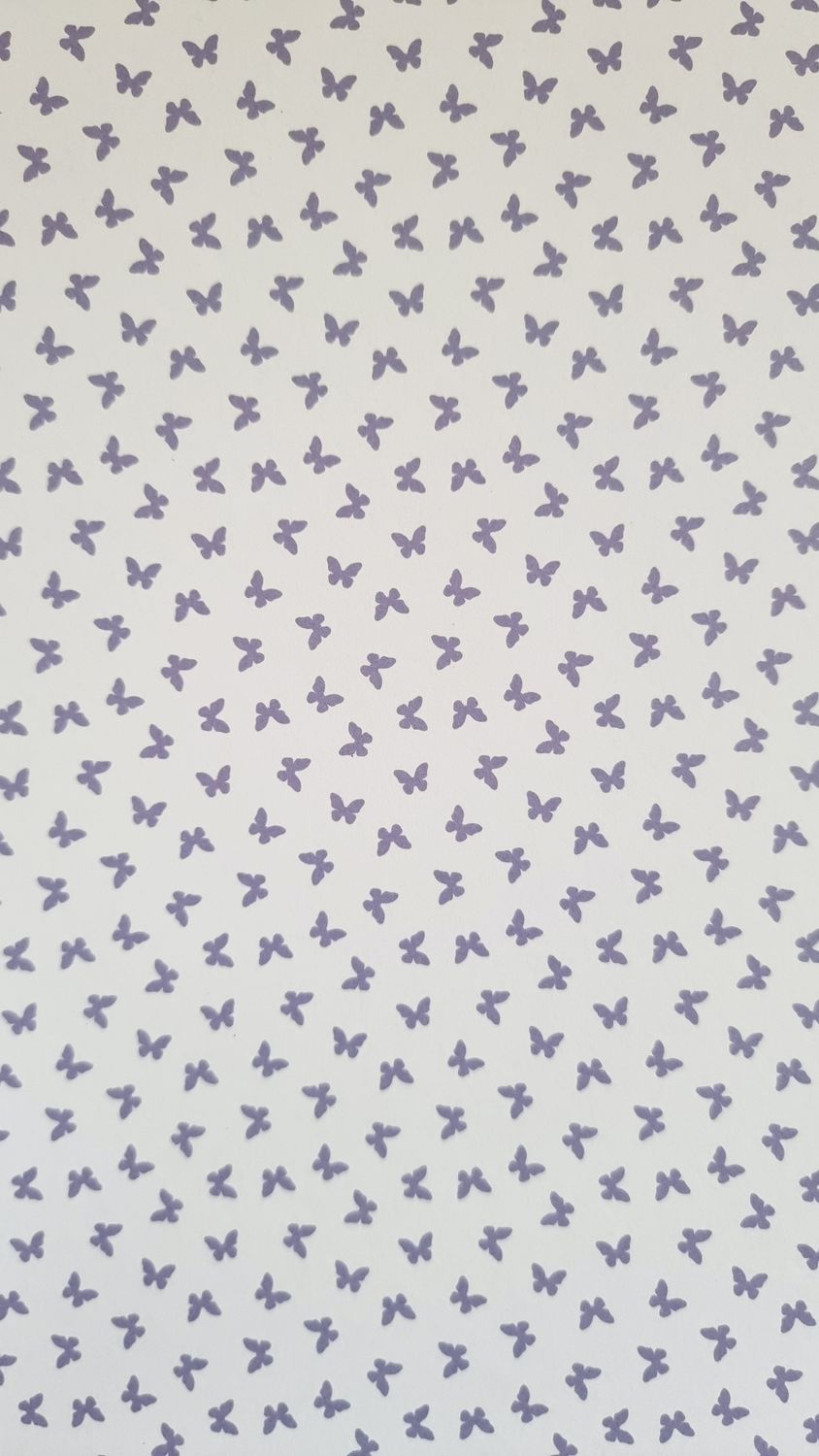 Schmetterlinge Flieder Designpapier DinA4