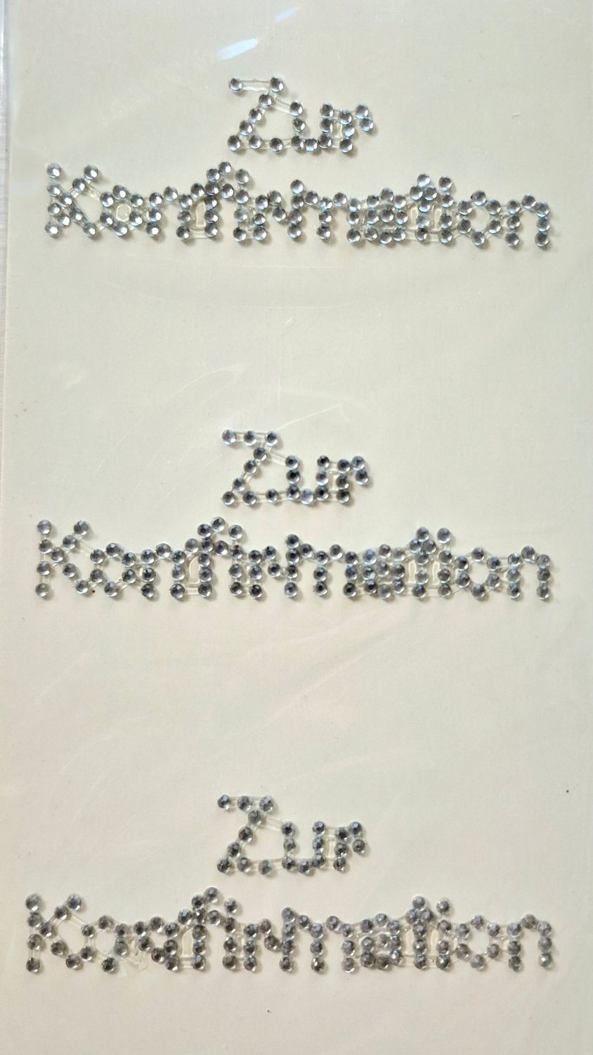Zur Konfirmation Sticker