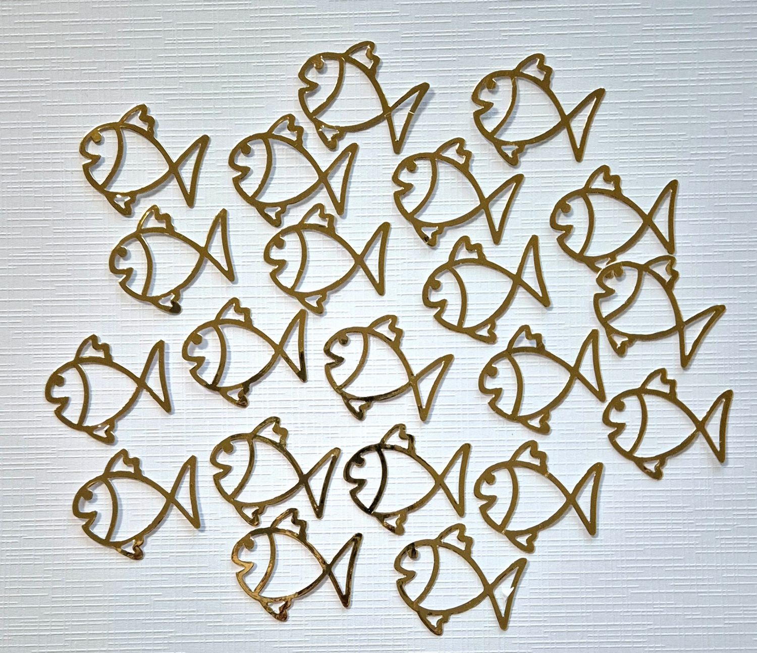 20 goldene Fische Sticker