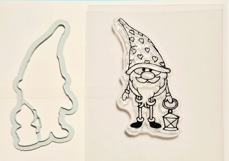 Wichtel mit Laterne Stempel und Stanzen Set Wichtel mit Laterne Stempel und Stanzen Set