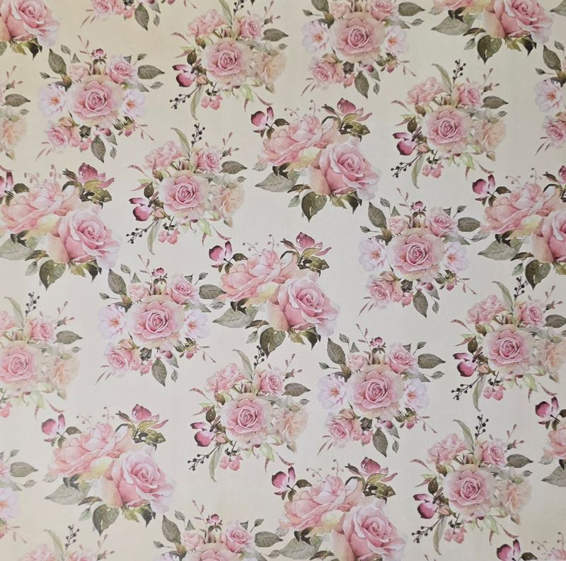 Rosen Scrapbook Papier