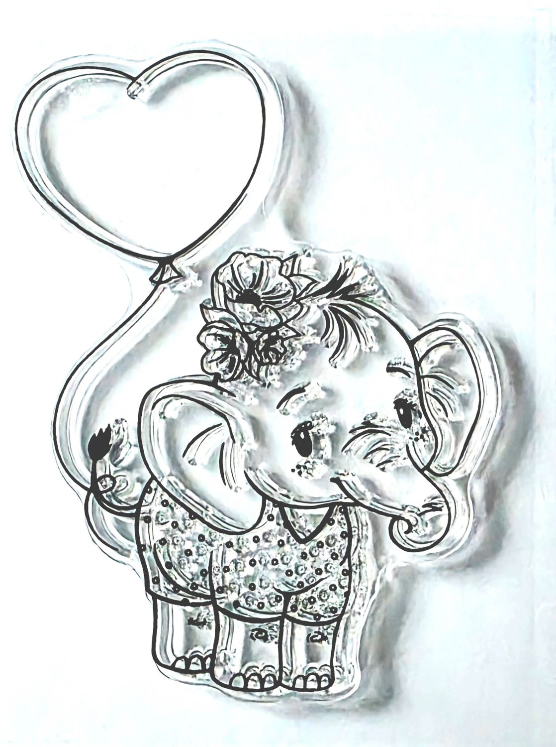 kleiner Elefant Stempel