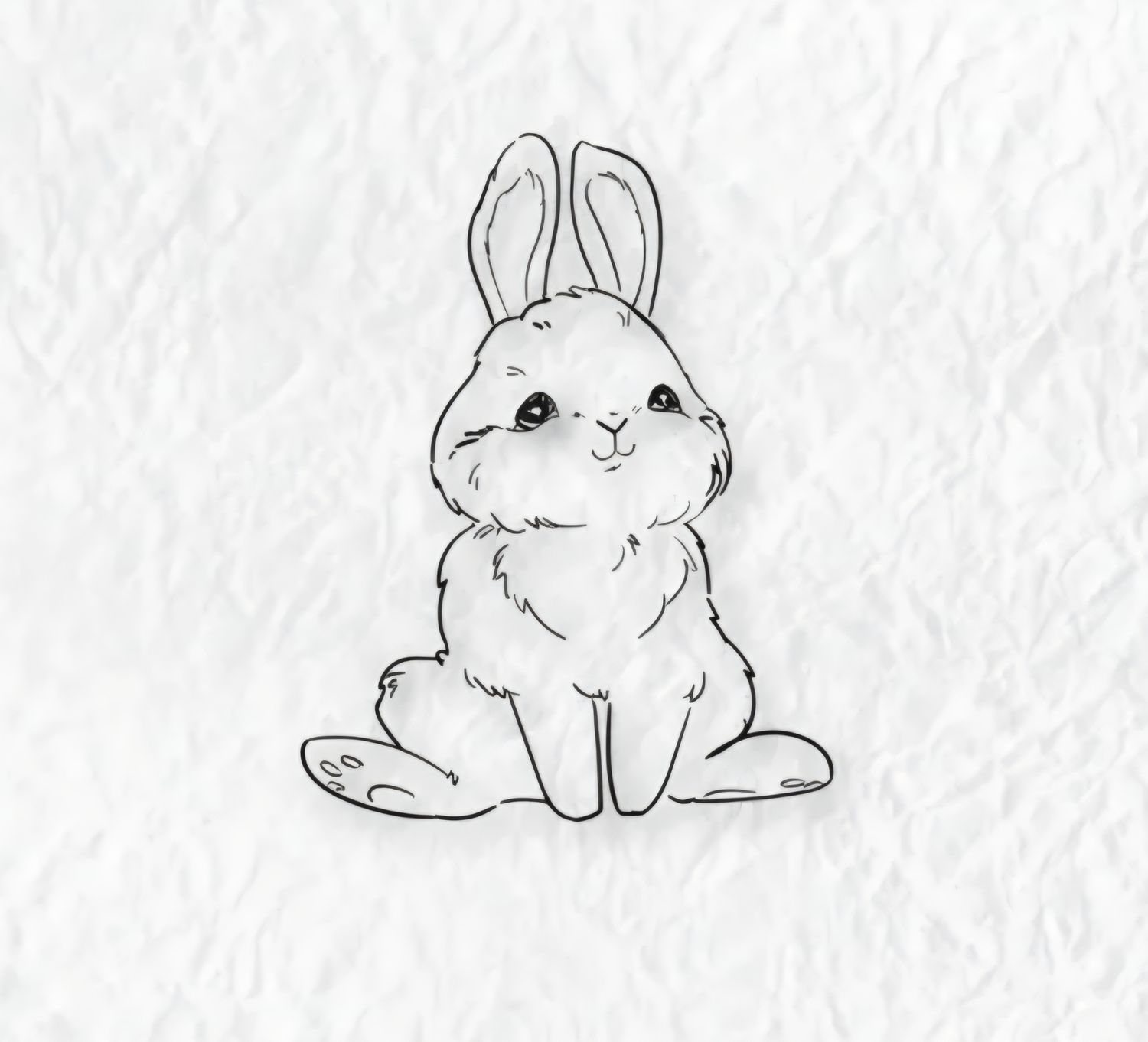 Süßes Häschen 2 Stempel