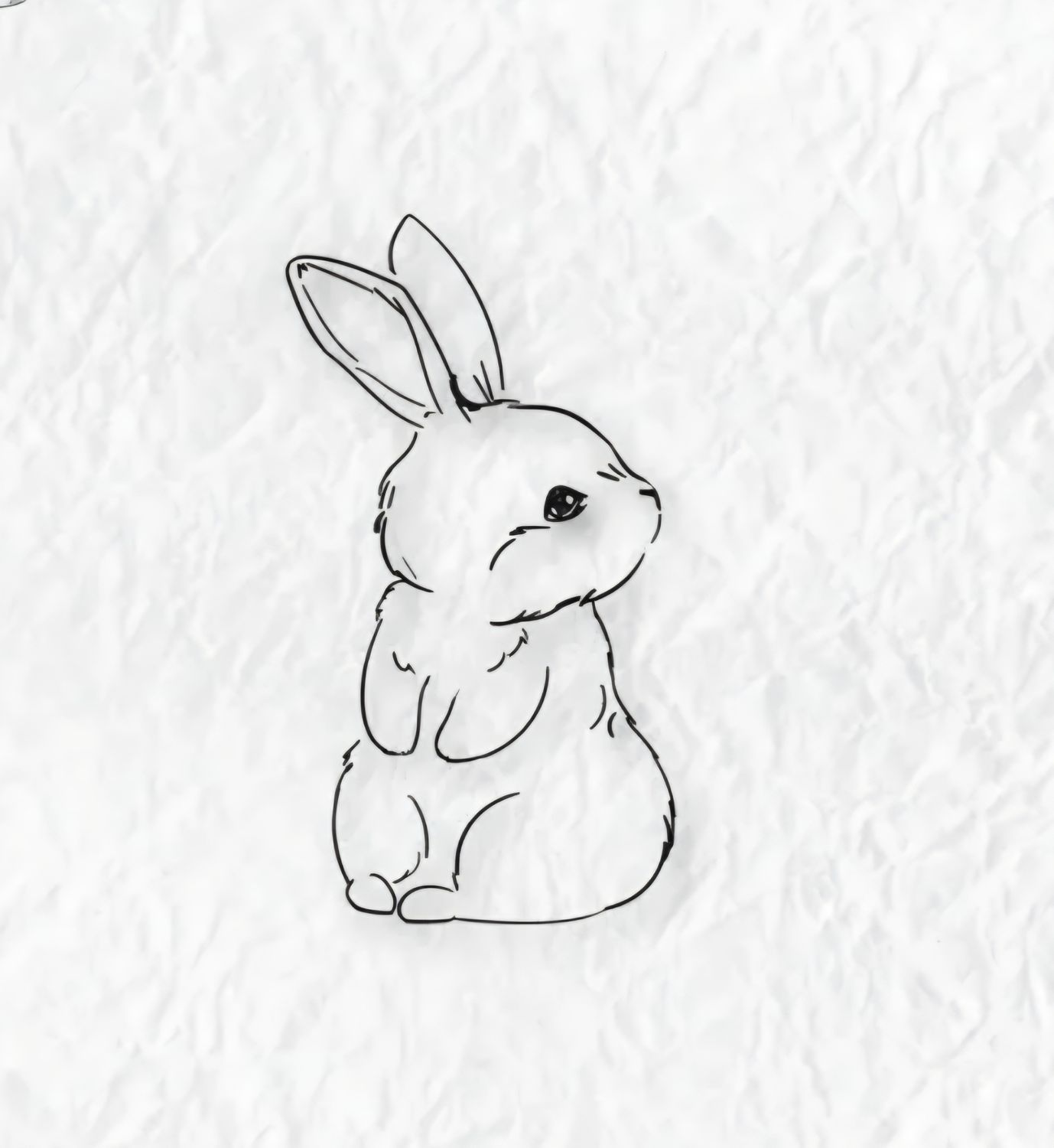 Süßer Hase Stempel