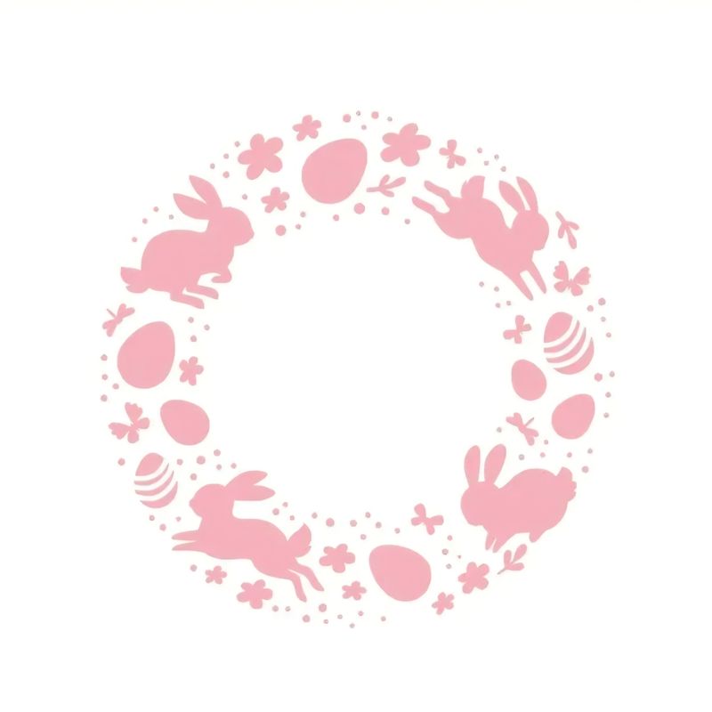 Hasen Kranz Schablone