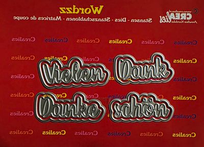Vielen Dank / Danke schön Stanzen Set