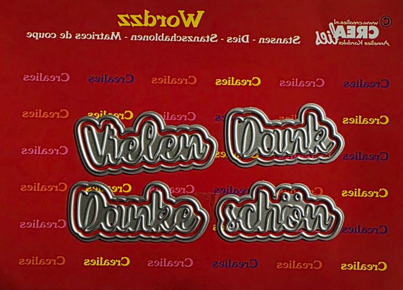 Vielen Dank / Danke schön Stanzen Set