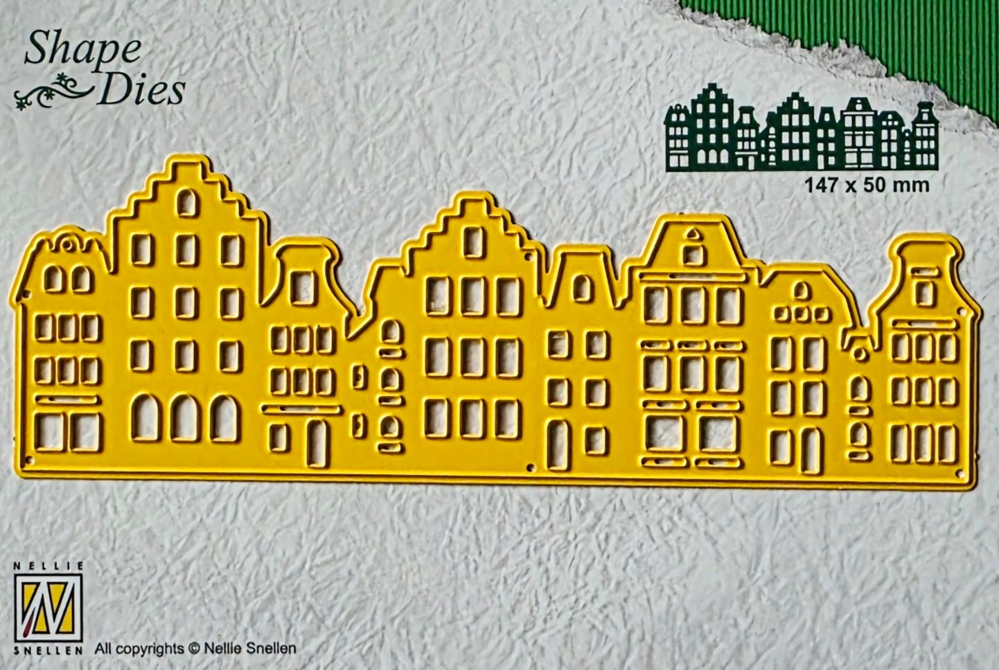 Vintage Häuser Stanze