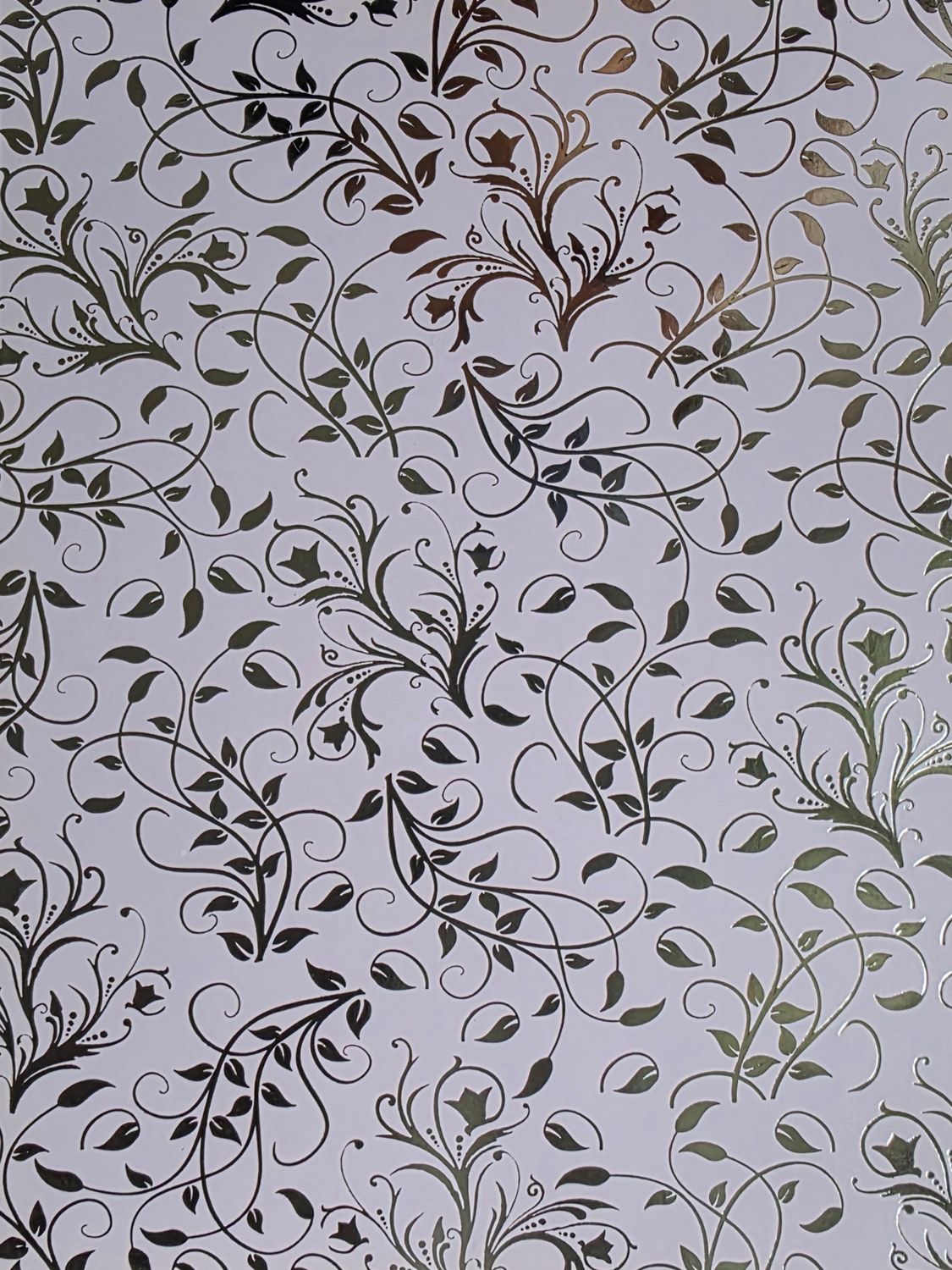 Silk Art Lila / Silber foliert