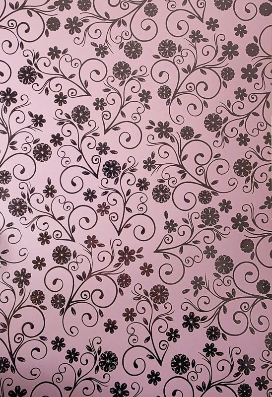 Silk Art Rosa / Silber foliert Silk Art Rosa / Silber foliert