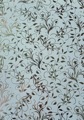 Silk Art hellblau / Silber foliert