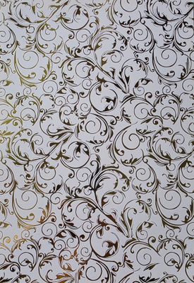 Silk Art Lila / Gold foliert