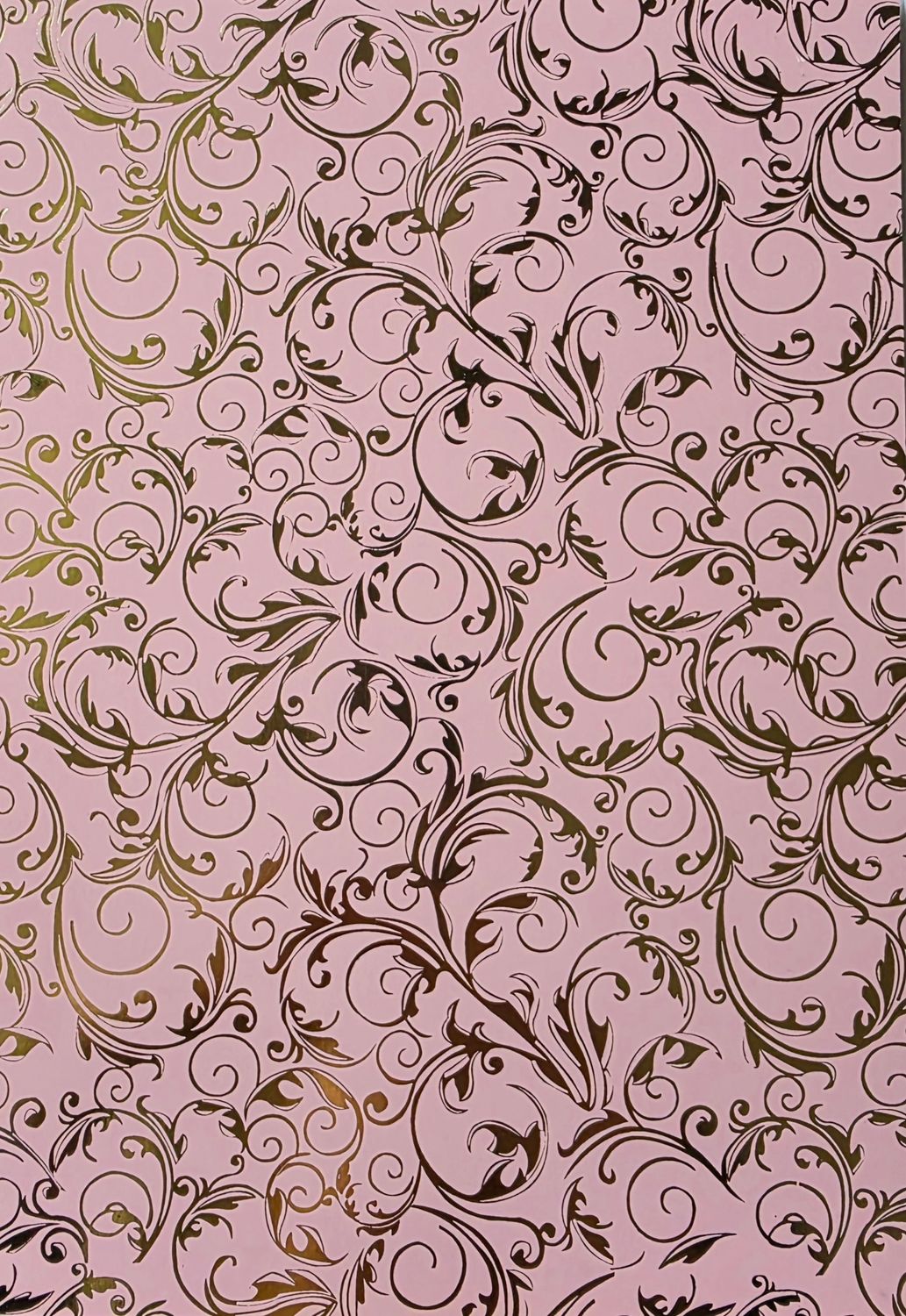 Silk Art Rosa / Gold foliert Silk Art Rosa / Gold foliert