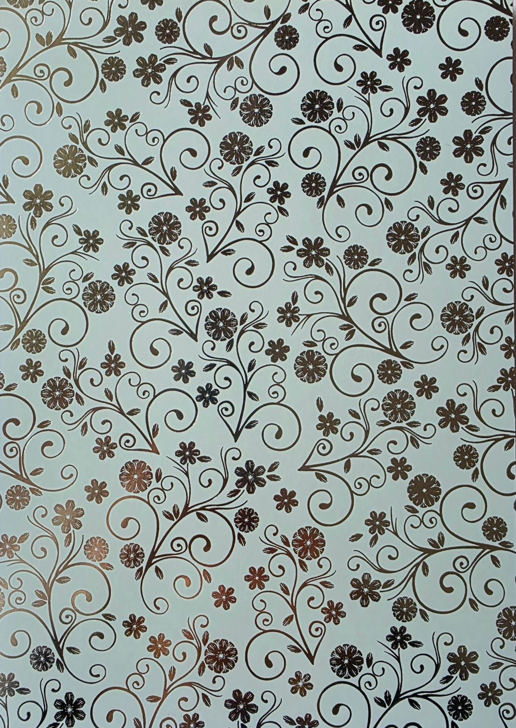 Silk Art hellblau / Silber foliert