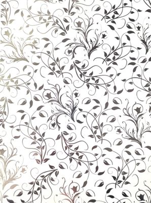 Silk Art Weiß / Silber foliert