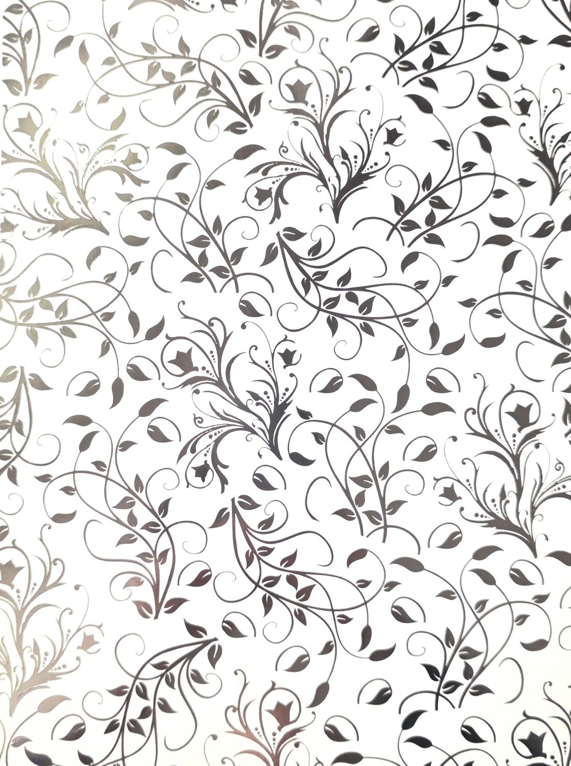 Silk Art Weiß / Silber foliert