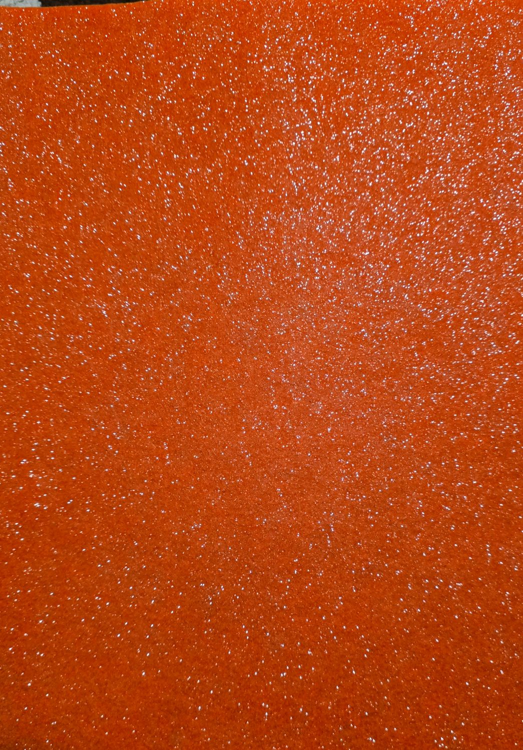 Glitter Filz Orange