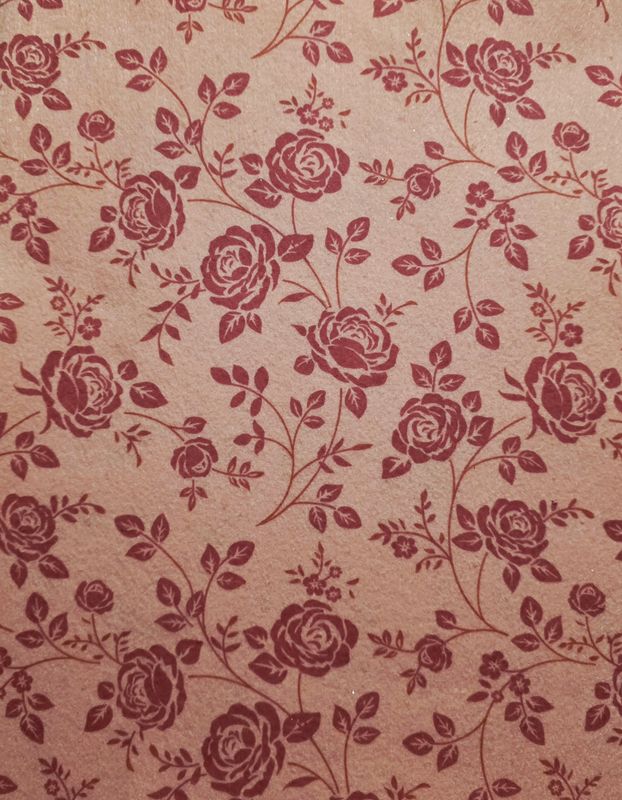 Rosen Pink/Rosa Motiv Filz