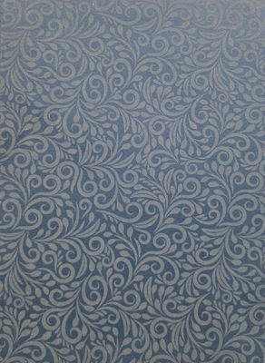 Schnörkel Türkis/Creme Motiv Filz Schnörkel Türkis/Creme Motiv Filz