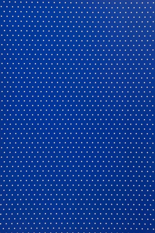 Punkte Royal Blau /Weiß DinA4