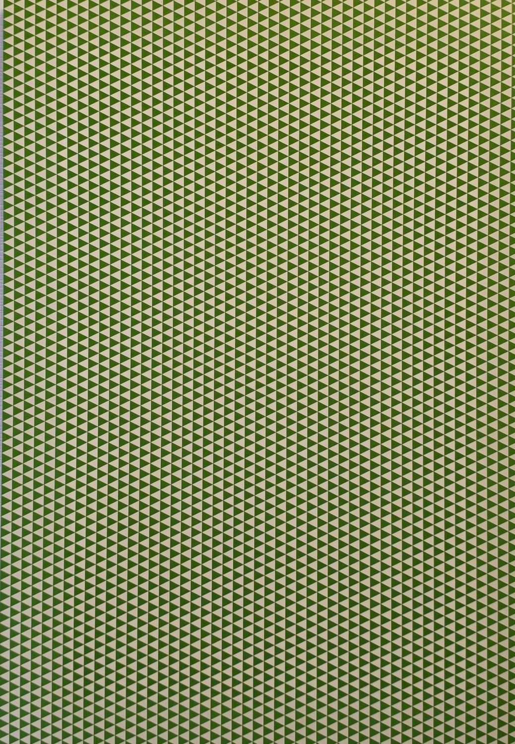 Dreiecke Grün / Weiß