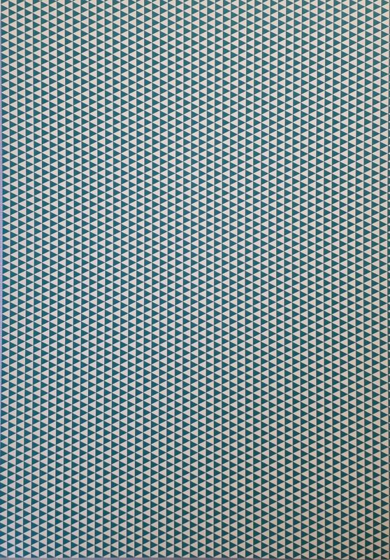 Dreiecke Türkis / Weiß