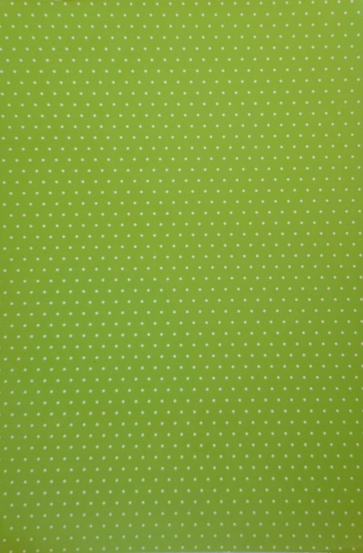 Punkte Hellgrün / Weiß DinA4