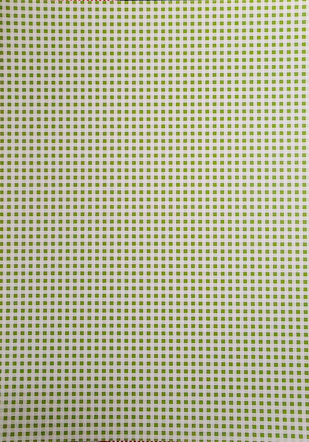 Karo Motiv Papier Hellgrün DinA4