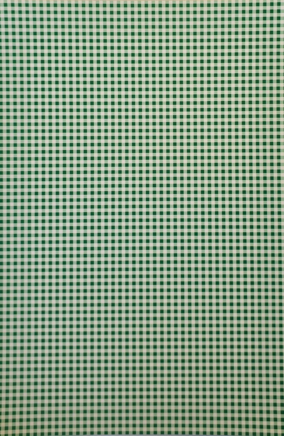 Karo Motiv Papier Grün DinA4