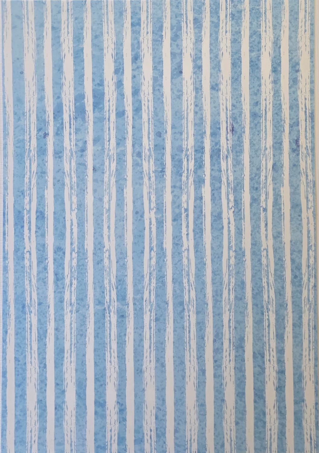 Blau und Weiß Gestreift DinA4