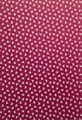 Schmetterlinge Magenta/Weiß DinA4
