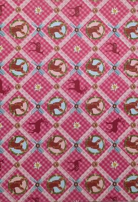 Hirsche und Rehe Motivpapier DinA4
