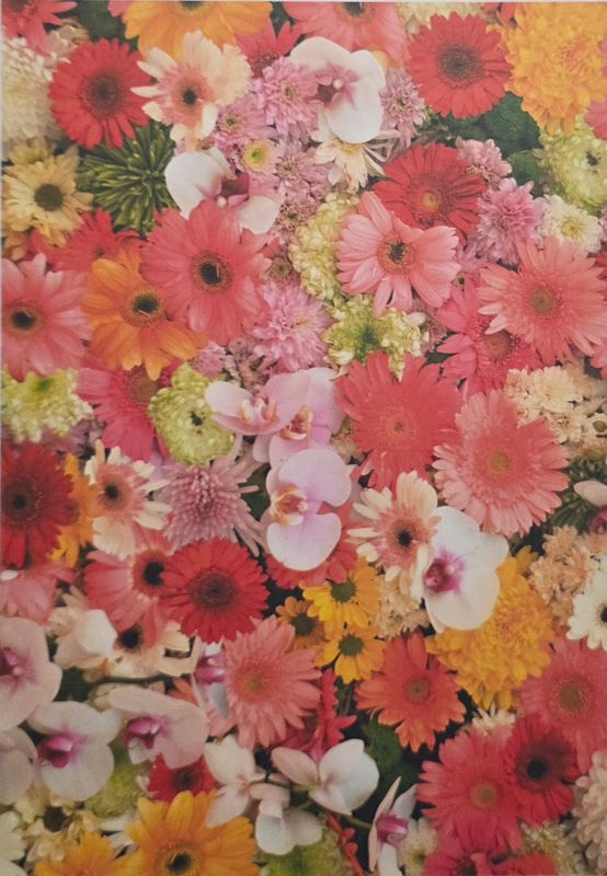 Sommerblumen Motivpapier DinA4